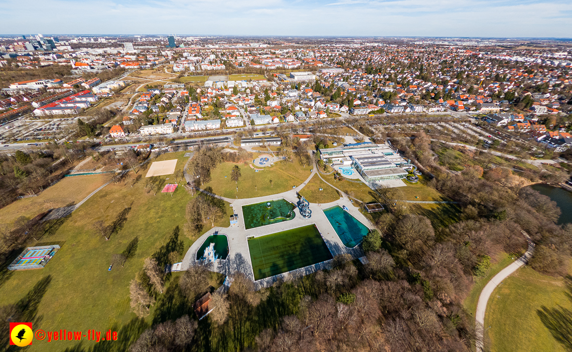 20.02.2023 - der Hachinger Bach und das Michaelibad in Neuperlach